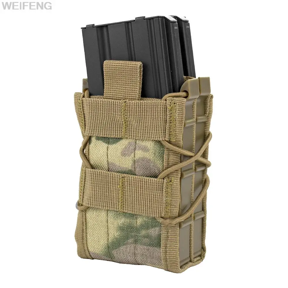 

Tactical Molle Double Magazine Pouch Tactical Mag Pouch for M4 AK AR15 7.62 5.56 Rifle Military Magazine Pouch Hunting Accessory