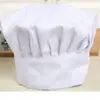 Baby Kid White Chef Hat Elastic For Party Kitchen Baking Cooking Costume Cap Gorro Cocinero Blanco Fast Drop Shipping 1