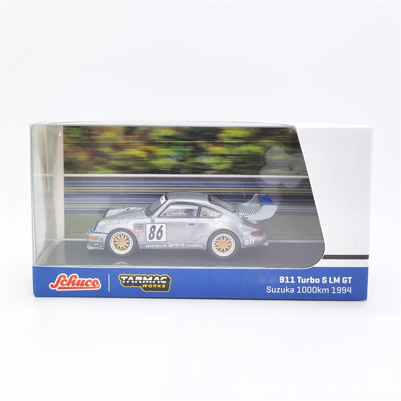 

Чейз Tarmac Works x Schuco 1:64 911 Turbo S LM GT Suzuka 1000 км 1994 #86
