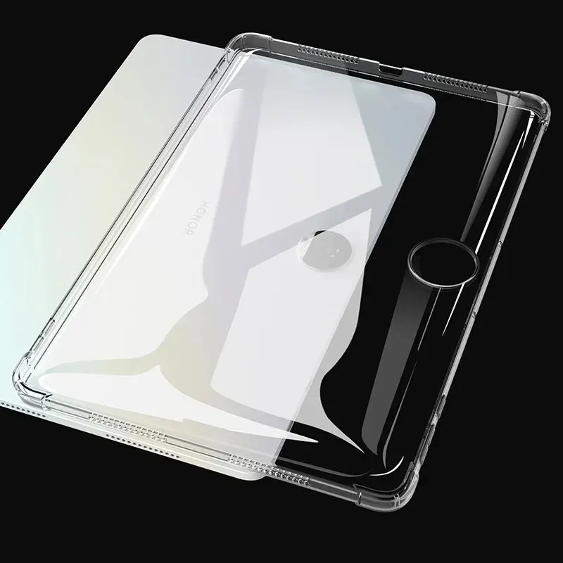 

Cover For HONOR Pad 9 2024 12.1 inch V8Pro Pad8 12" Airbags TPU Case For Pad X8 Pro/X9 11.5" Shockproof Clear Silicon Tablet