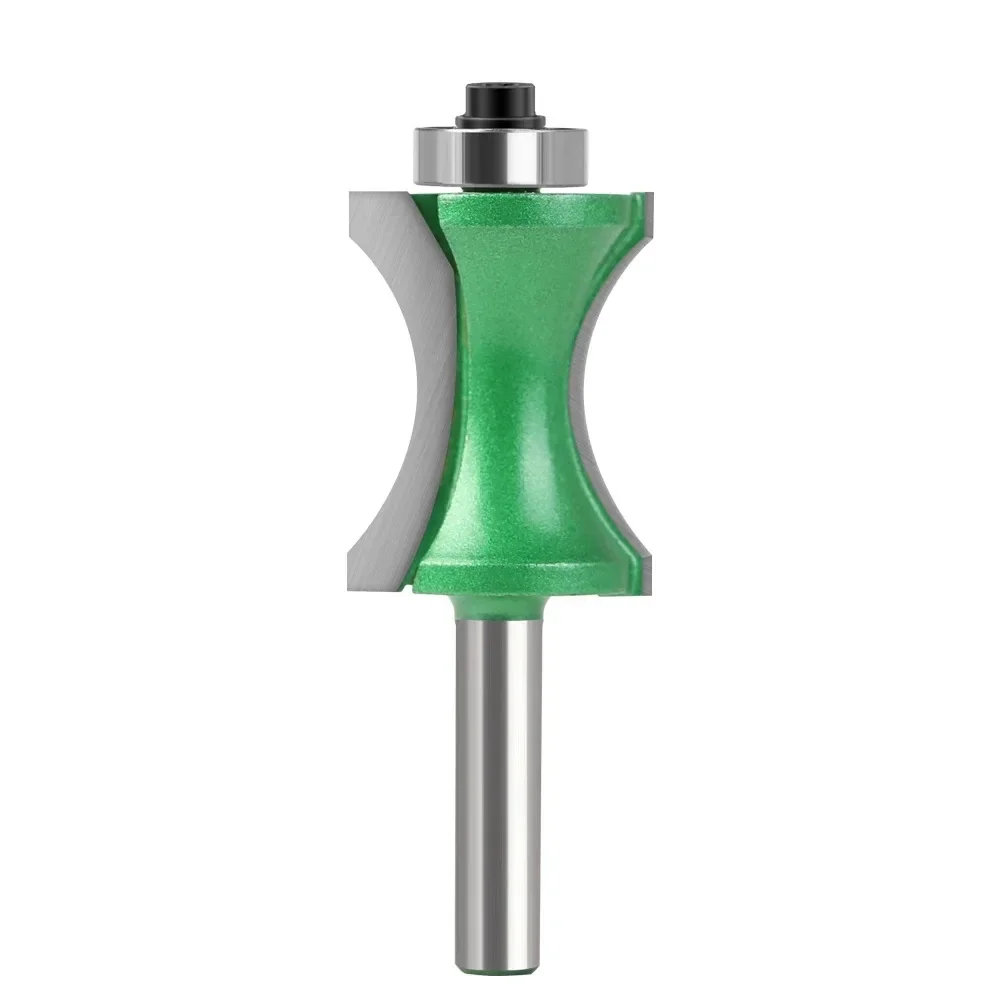 Set 5 Frese Per Legno A Testa Tonda Con Gambo 6 Mm - Punte In Carburo YG6 Per Scanalatura, Bordatura E Intaglio (6, 8, 10, 12, 18 Mm) - 5