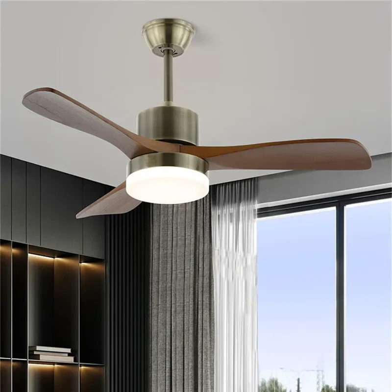ABEL Modern Fan Light Luxury Living Room Restaurant Bedroom Study LED Ceiling Fan Light Remote Electric