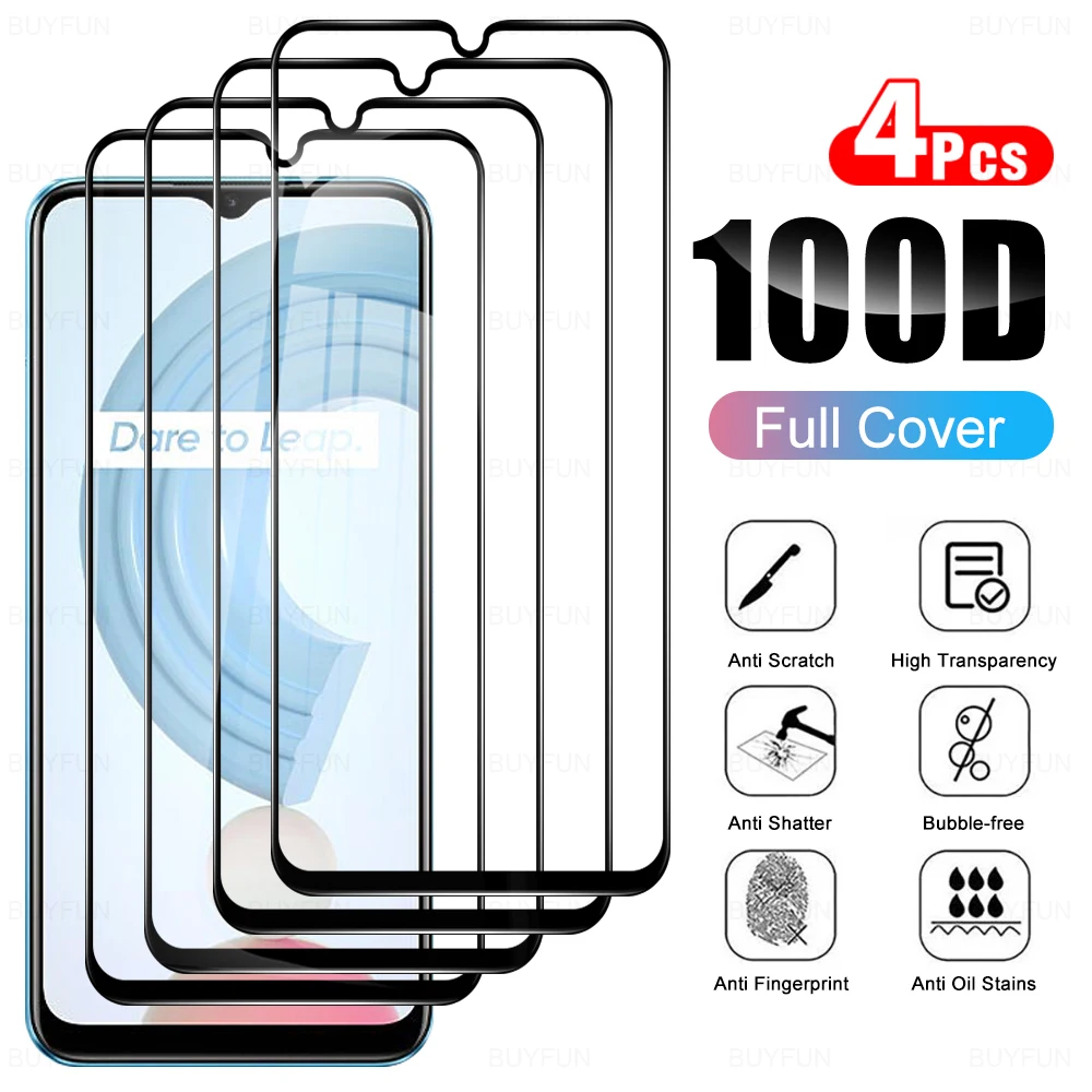 

4 шт., защитная пленка для OPPO Realme C21Y C21 C20A C25 C25S C15 C11 2021 Y 6,5 "Reame HD пленка на RMX3261