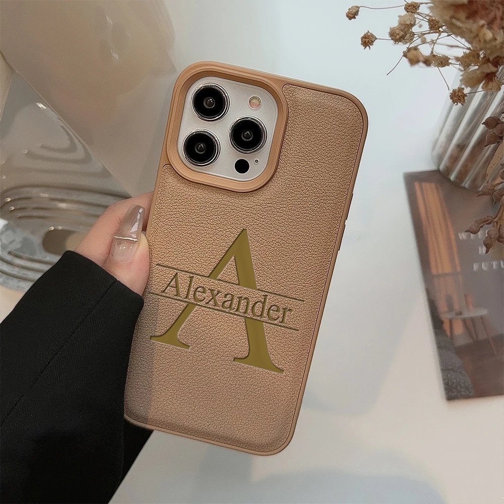 Luxury Laser Engraving Big Letter Personalized Customized Name Case For thumbnail 3