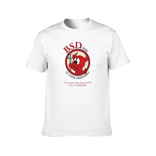 New BSD Unix is User FriendlyIt's Just Very Selective of It's Friends  T-Shirt