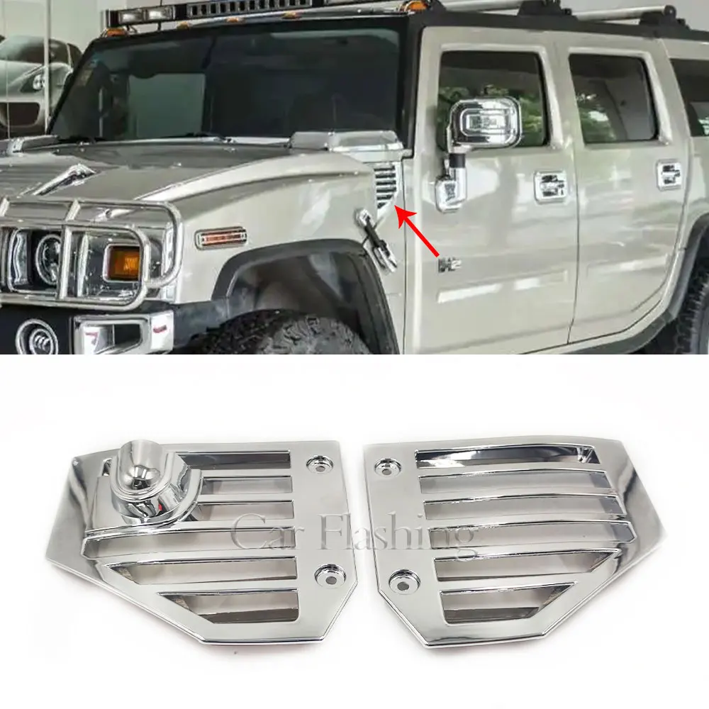 2 個ハマー H2 SUT SUV 2003-2009 サイドベントカバー 2 個ハマー H2 SUT SUV 2003-2009 サイドベントカバー