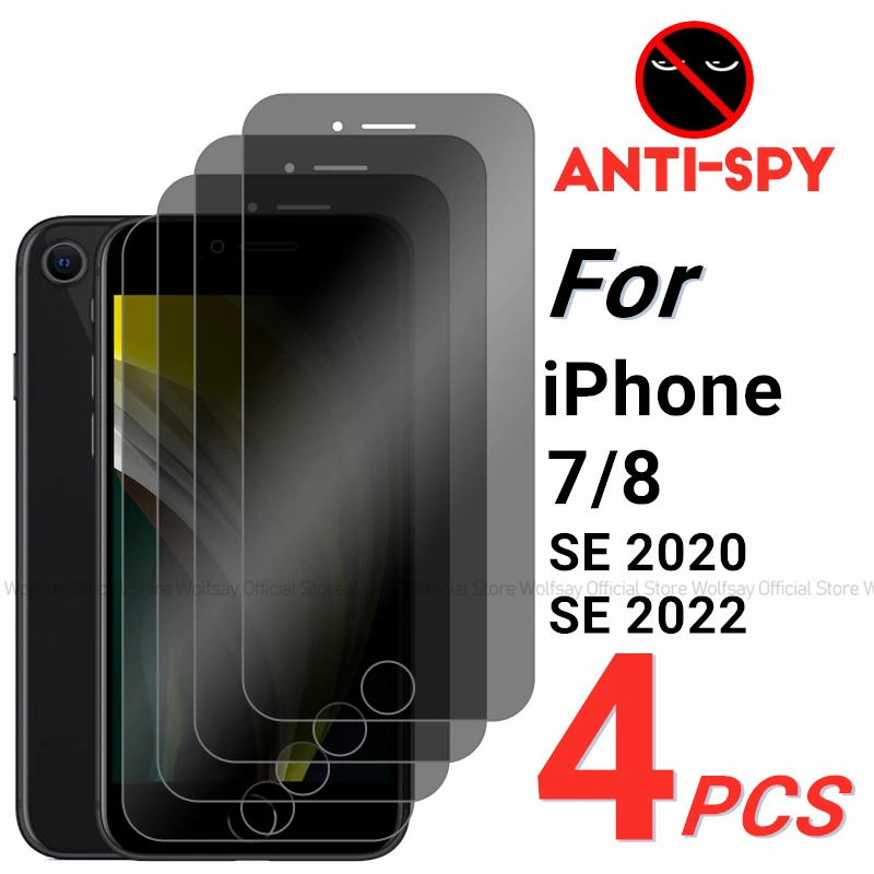 Enhanced Privacy Tempered Glass Screen Protector - 2/4 Pack