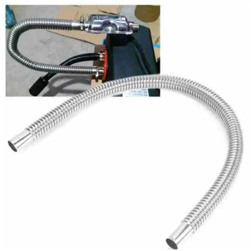 120/150/200CM Exhaust Hose Steel Exhaust Pipe Car Parking Heater Diesel Gas Vent Hose Car Accessories