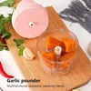 Meat Grinder Electric Garlic Crusher Food Chopper Mini Garlic Masher Vegetable Chopper Machine USB Wireless Kitchen Blender Tool 2