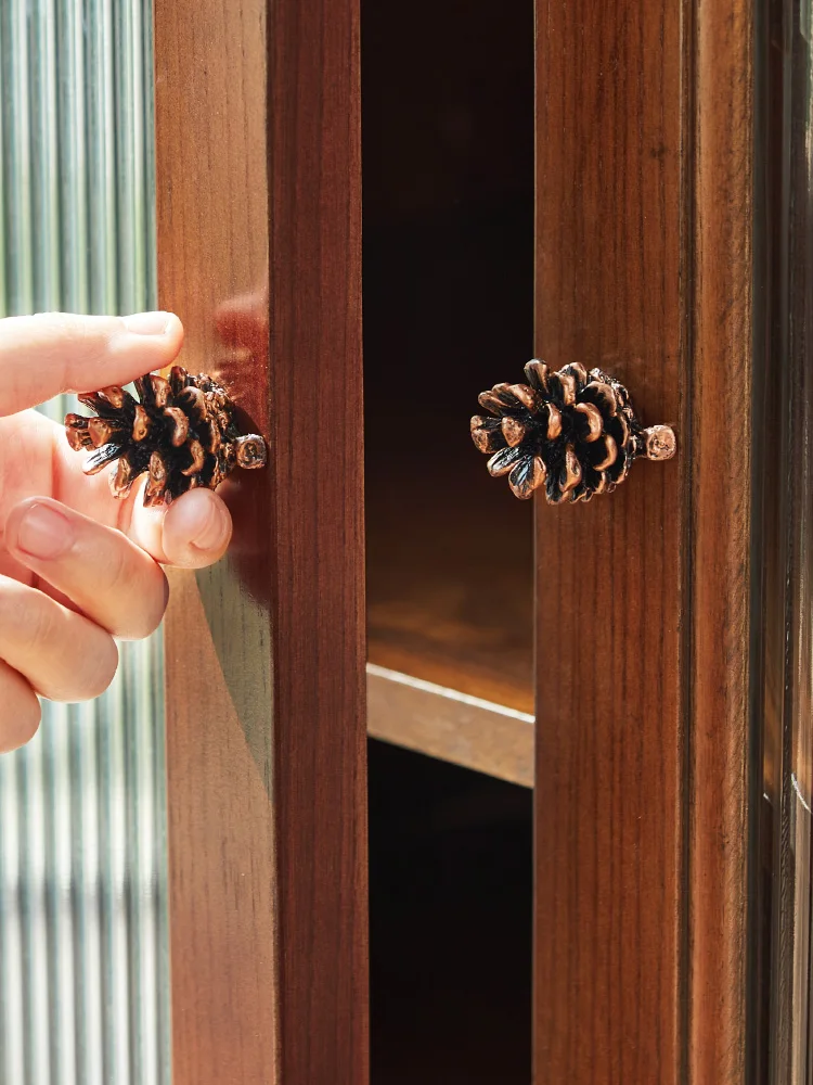 American retro acorn door handle drawer tatami wardrobe shoe