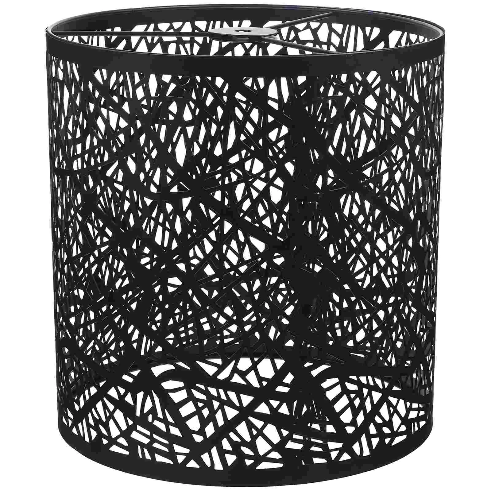 

Ceiling Wrought Iron Hollow Lampshade Wall Light Black Shades Decor Dome Pendant Bedside