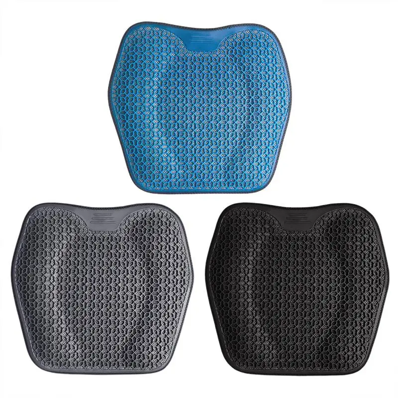 

Car Gel Cooling Seat Breathable Cushion Honeycomb Cool Ice Gel Absorbs Pressure Silk Car Home Office For Car Interior Accessorie