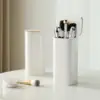 Automatic Lifting Makeup Brush Holder Desktop Makeup Organizer for Vanity Lipstick Eyebrow Pencil Holder Cosmetics Container 3