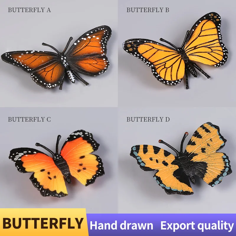 Butterfly Educational Toy Figurines - Simulated Insect Collection