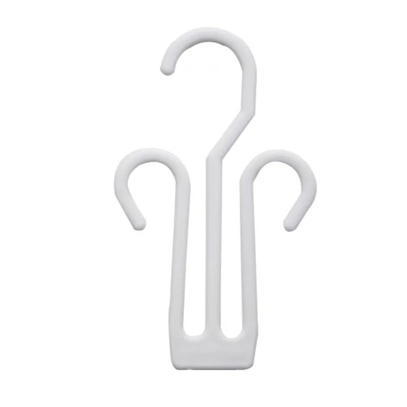 50pcs/lot Plastic Slipper Hanger Hook Plastic Supermarket Cotton-padded Shoes Sandals Hanging Shoe Hanger Display Rack 10x16cm 3