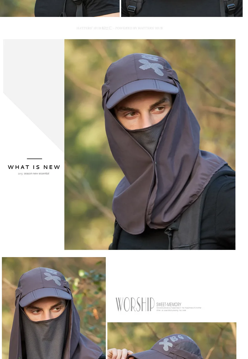 Adjustable Outdoor Fishing Hat Sunscreen Protection Breathable Sunshade Foldable Men Women Hiking Camping Casual Fishing Cap