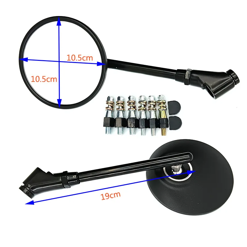 

Универсальное зеркало заднего вида 8 мм 10 мм для мотоцикла из алюминиевого сплава для Kawasaki Z125 Z250 Z300 Z750 Z750R Z800 Z900 Z1000