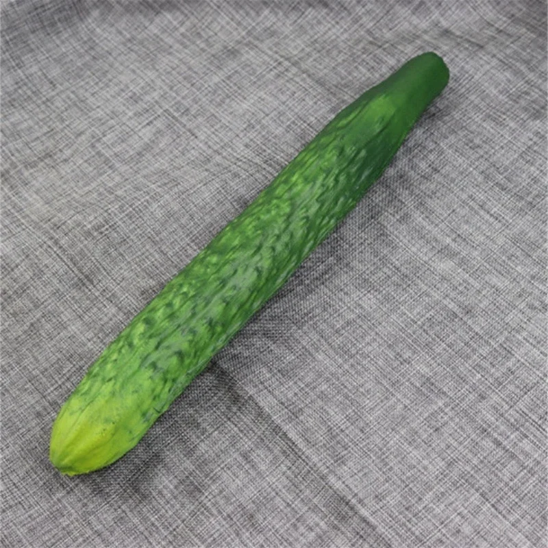 Realistic Simulation Vegetables Ornament Soft And Safe Artificial Fake Aubergine Cucumber Ornament Replicas for Display,vegetable ornaments