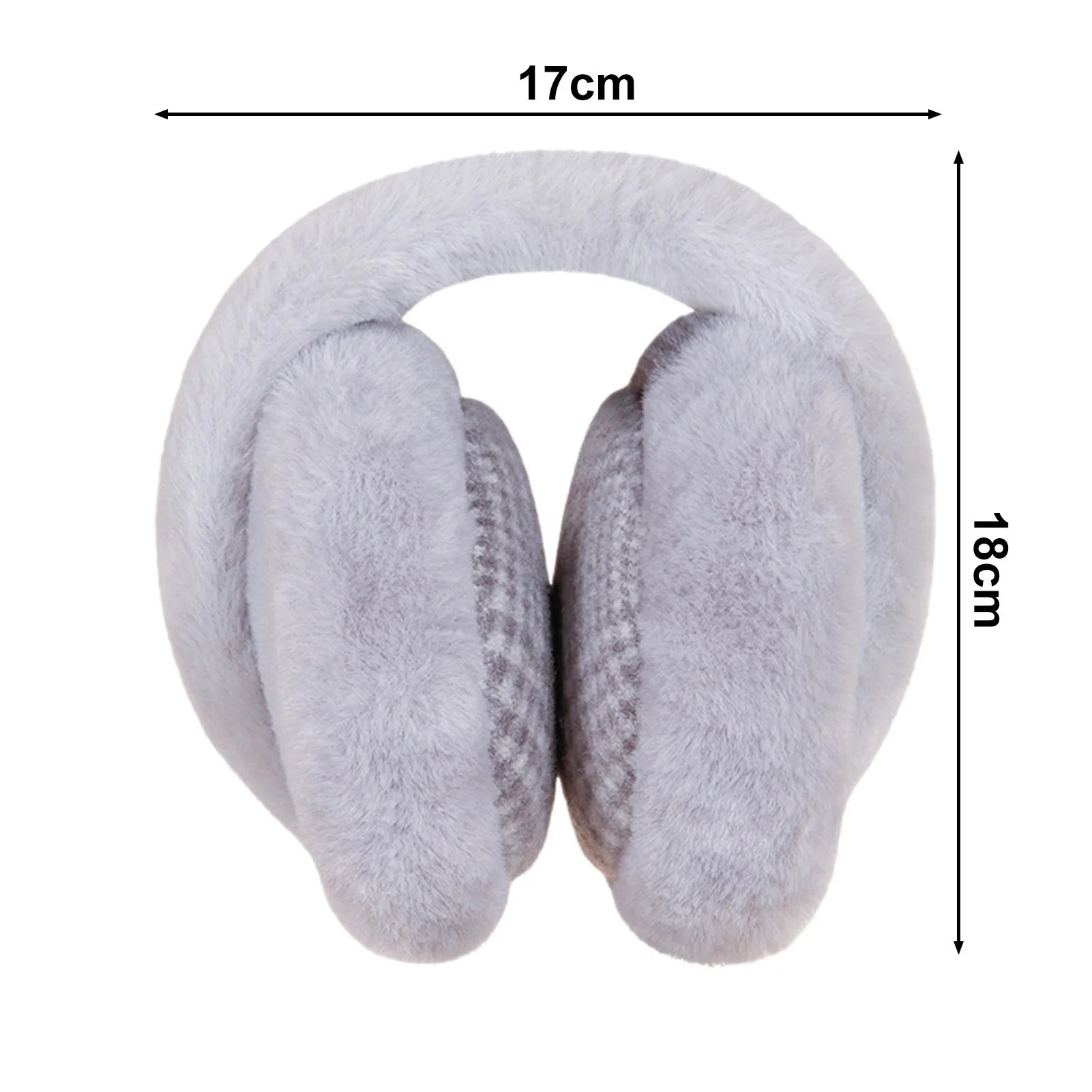 Unisex Plaid Folding Ear Cover Autumn Winter Warm Earmuffs warm earmuffs
