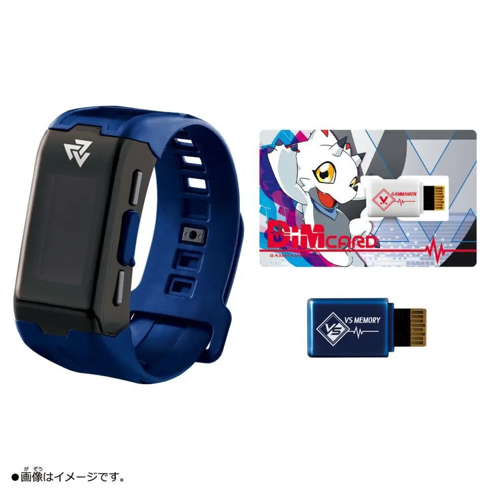 Digimon Adventure PB Gammamon V-mon Life Bracelet Linkage Watch DIM Card Digivice Protective Film Figure Model TOYS