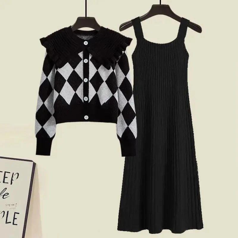 2024 جديد المرأة متماسكة سترة مجموعة فضفاضة تناسب...