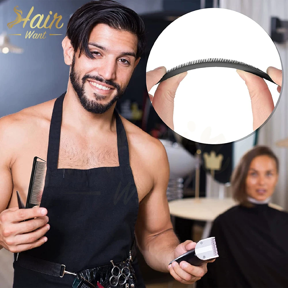 헤어 원하는 쥐 꼬리 빗 미용, 정전기 방지 이발소, 블랙 플라스틱 미세 치아 빗, 미용 트리머 도구, 10 개