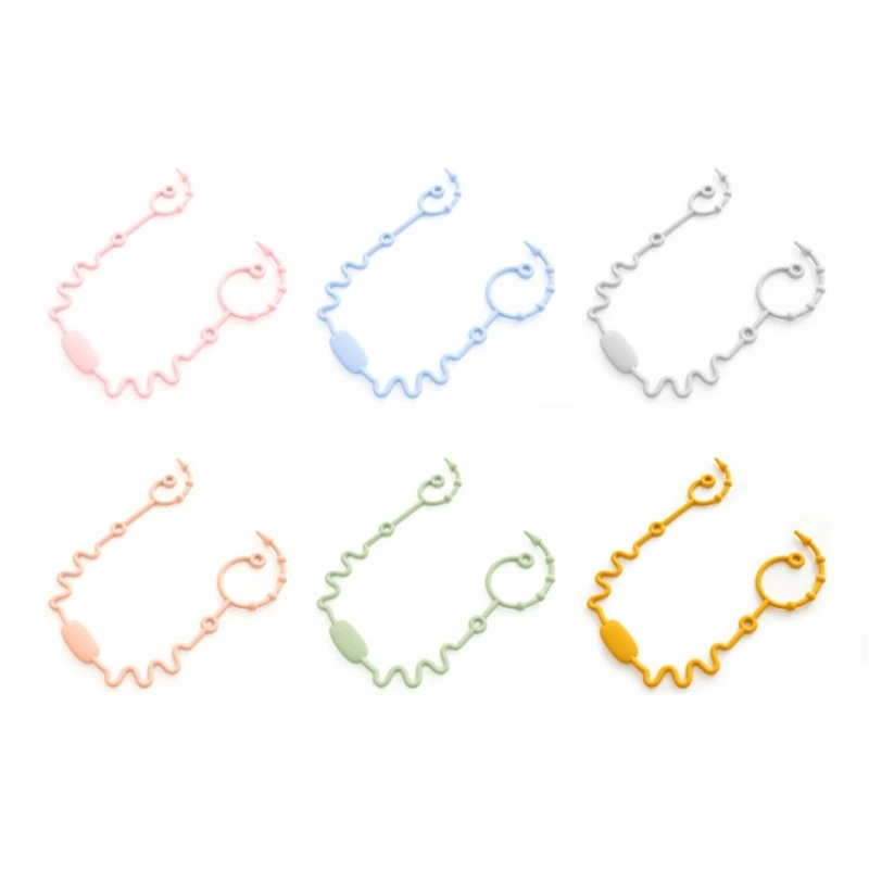 

Силиконовая цепочка для прорезывания зубов, поводок для детской пустышки, надежно прикрепите пустышку и игрушку, чтобы больше не