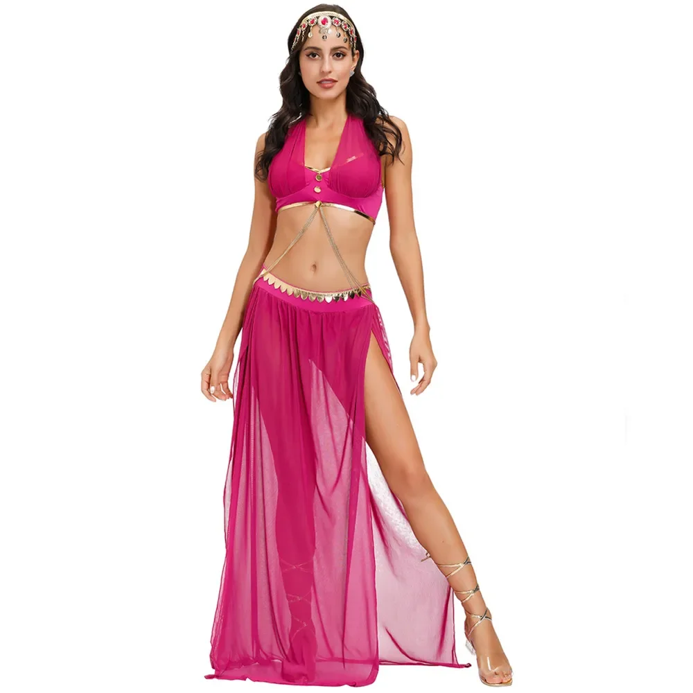 

Sexy Goddess India Belly Dancer Clubwear Party Fancy Dress