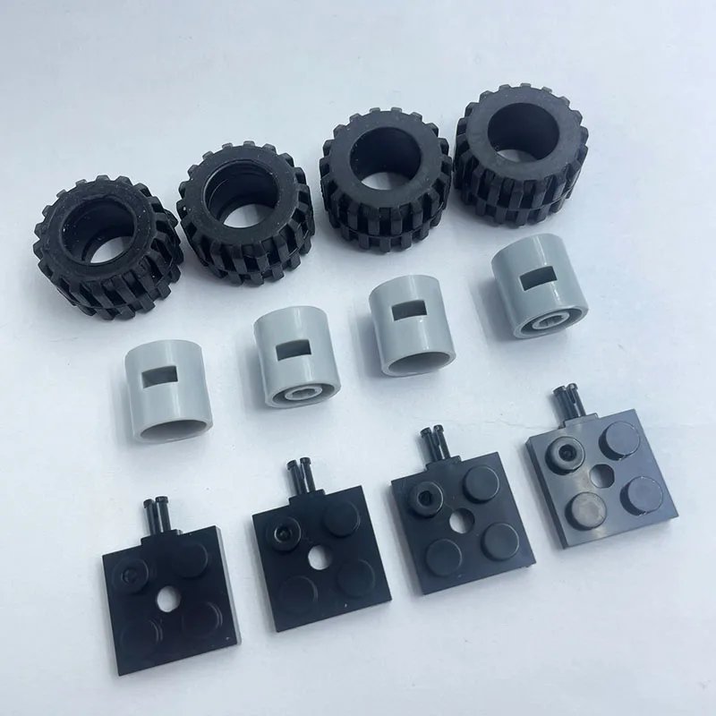Wheel Car Tire 87697 6014 Vehicle Building Block MOC Toy Gift Play Decoration Boy City DIY Collection