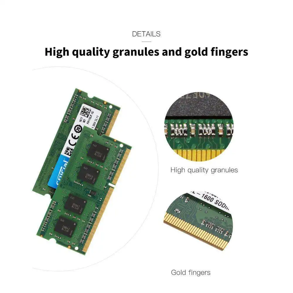 ߿ DDR3 DDR3L 4GB 1066MHz 1333MHz 1600MHz 1866MHz SO DIMM 204 , Ʈ ޸ 