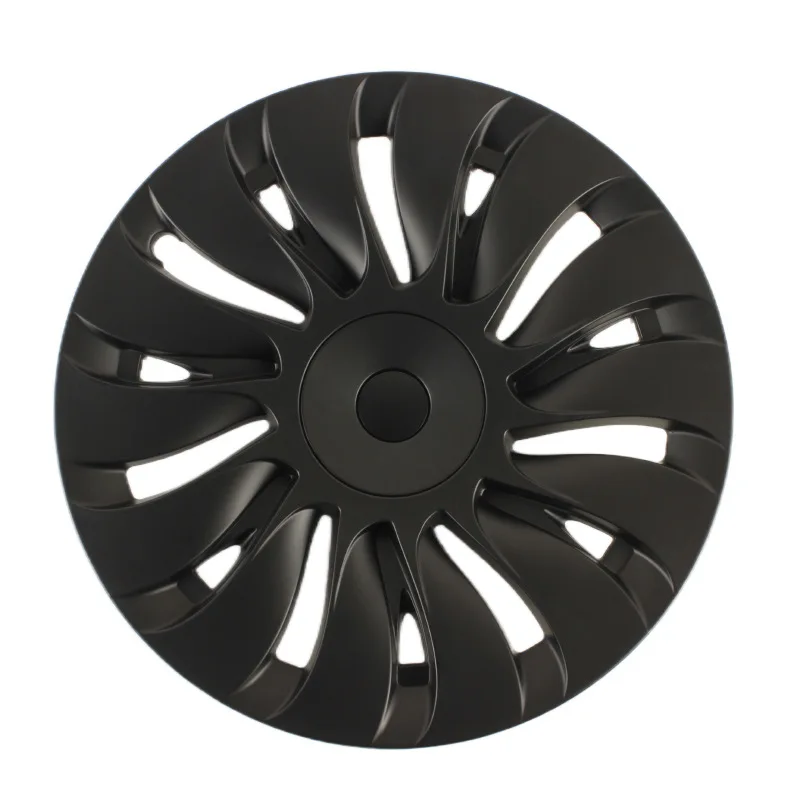 Wheel Hub Covers Wheel Hub Caps 4PCS 19 Inch Hub Cap for Tesla Model Y Performance Replacement Wheel Hubcap Right&Left Wheel Cap Full Rim Cover Accessorie