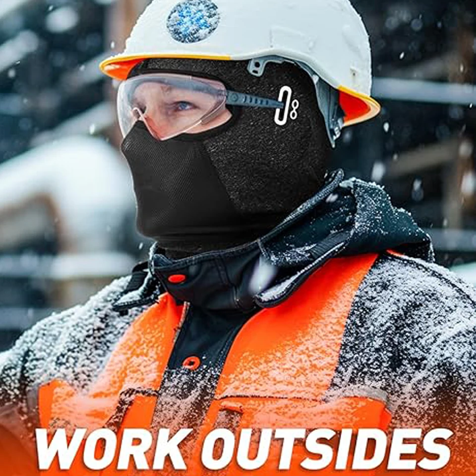 GTUBIKE Winter Climbing Hiking Fleece Thermal Keep Warm Windproof Cycling Face Balaclava Running Fishing Skiing Hat Headwear