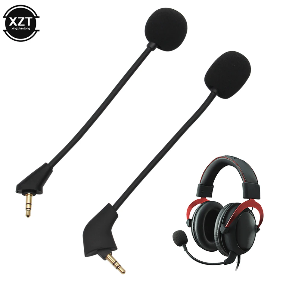 Vervangende Game Mic 3,5 Mm Microfoon Voor Kingston HyperX Cloud 2 II X Core Pro Silver Cloudx Alpha S Cloud9 9 C9 Gaming Headset Vervangende Game Mic 3,5 Mm Microfoon Voor Kingston HyperX Cloud 2 II X Core Pro Silver Cloudx Alpha S Cloud9 9 C9 Gaming Headset