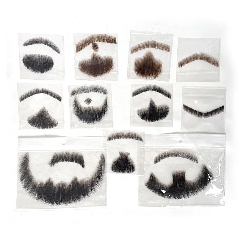 Baffi Teatrali Rubie's Winchester – 100% Capelli Umani, 10 Cm – Scegli Il Tuo Stile!