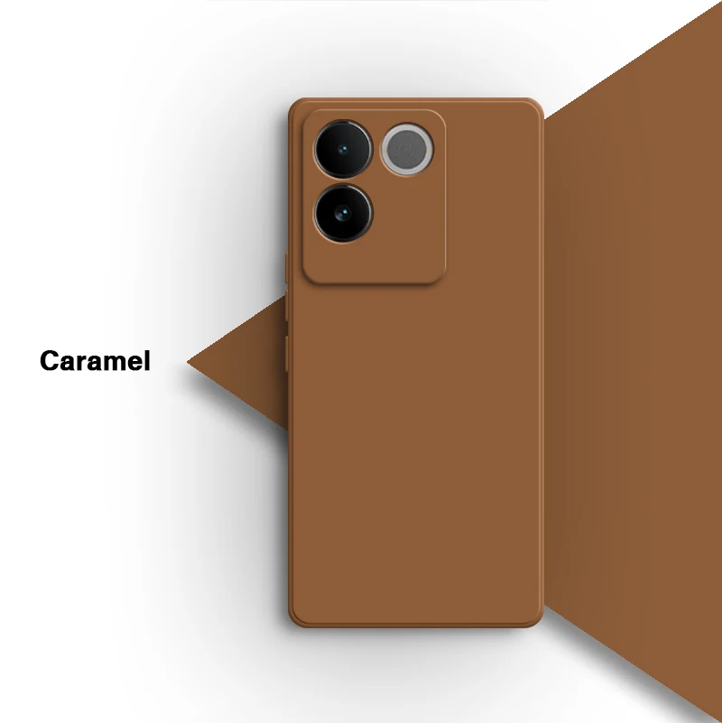 Enhanced Liquid Silicone Shockproof Phone Case with Global Lens Protection
