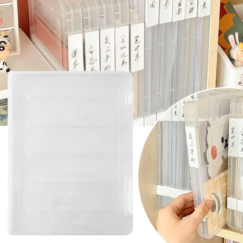 1Pcs Sorting Folder Holder File Organizer Box A4 A5 Office Stationery A4 Paper Storage Box Plastic - Image 3