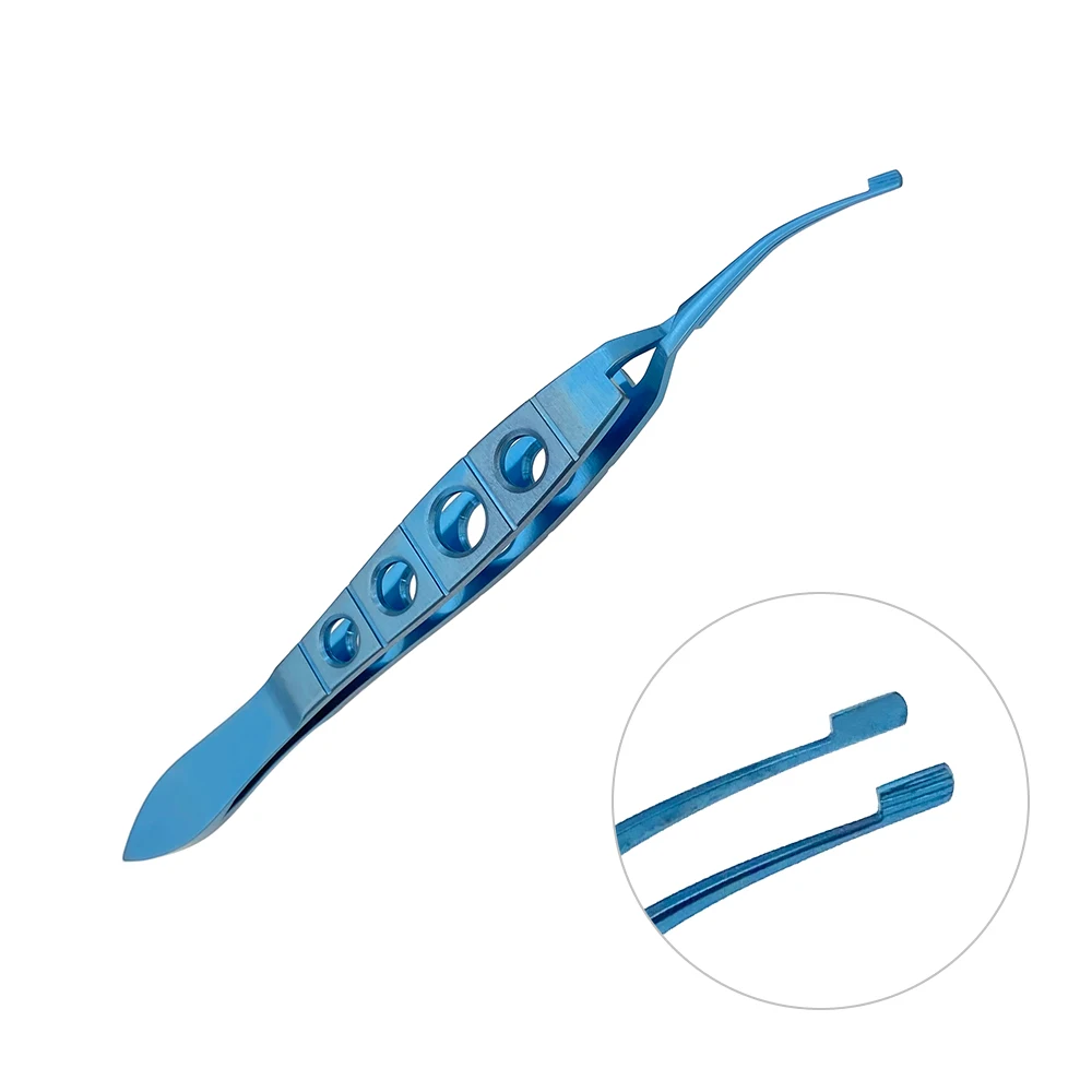 

Ophthalmic Nucleus Cracker Forceps Titanium Longitudinally Serrated with 3mm Incision Double Eyelid Tool