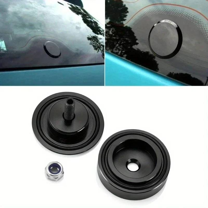 1PC Aluminium Auto Modifikation Hinten Wischer Arm Kappe Abdeckung Geeignet für Honda Civic und Acura Hinten Fenster Universal auto Zubehör