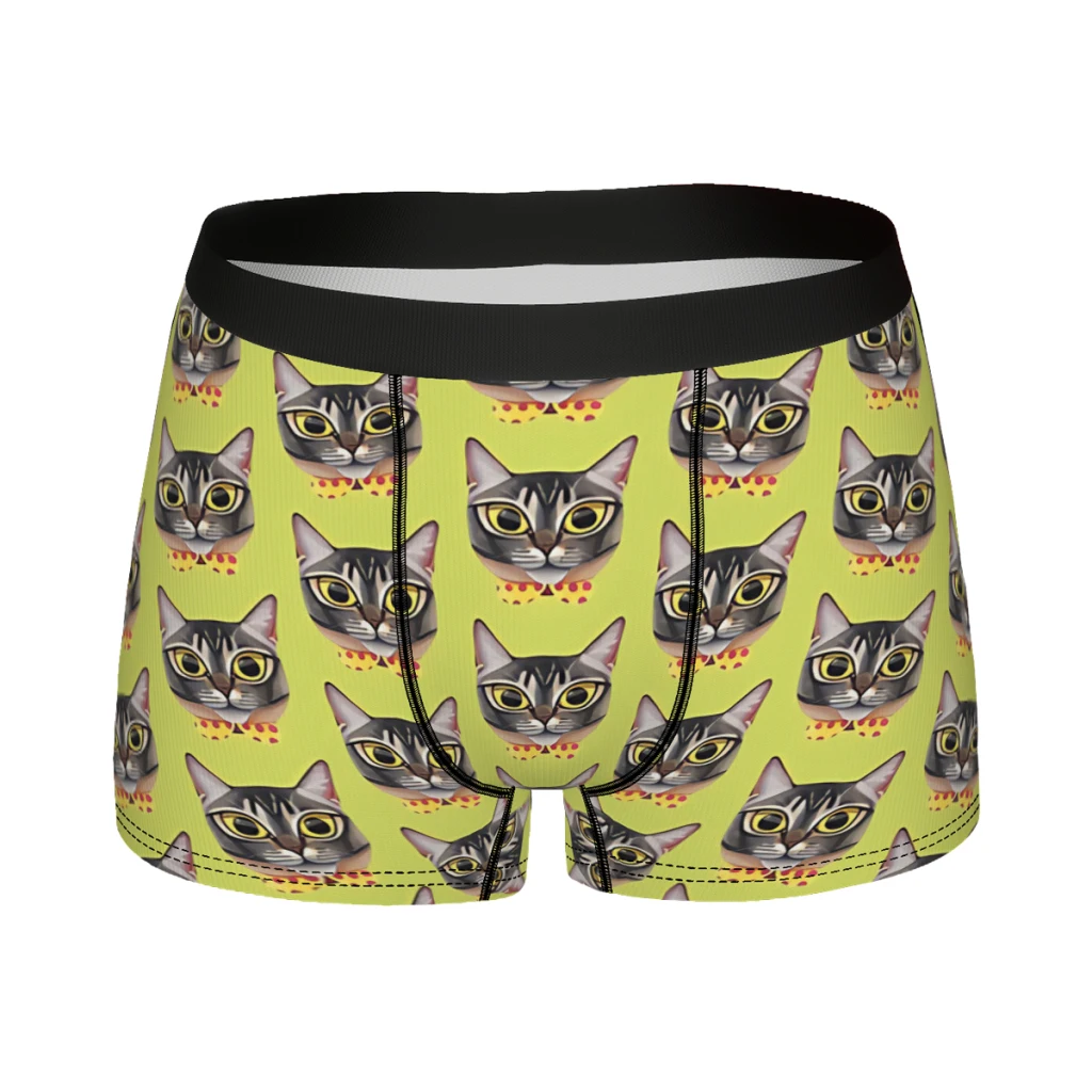 

Tamaow Original Cat Portrait Underpants Cotton Panties Man Underwear Comfortable Shorts Boxer Briefs