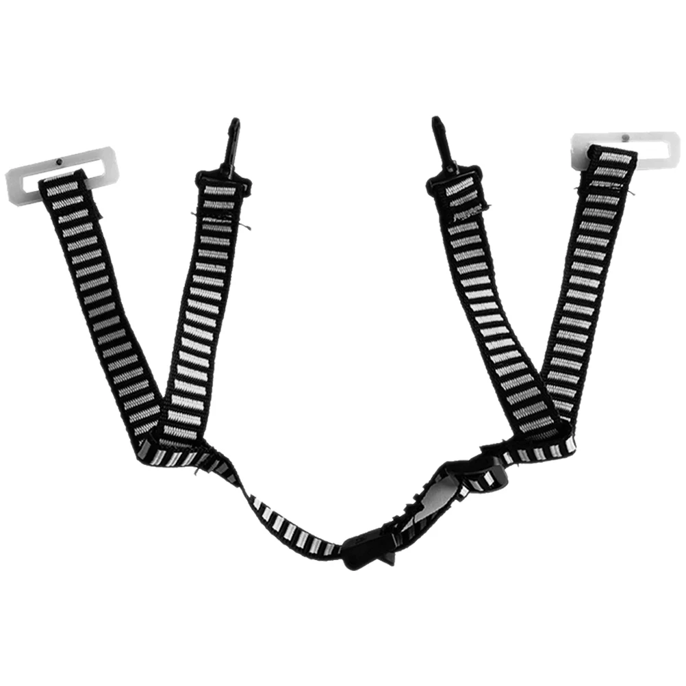 Safety Accessories Y-shaped Chin Strap Four-point (black) 1pcs Protector Chine for Adjustable Liner Hard Hat Caps
