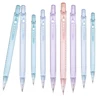 4Pcs 0.5/0.7mm Automatic Pencil Elementary School Activity Pencil High Aesthetic Value Colored Transparent Pen Holder 1