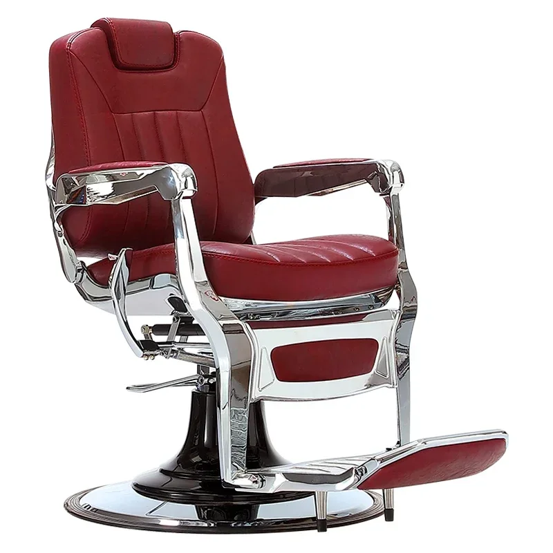 Retro High End Barber Chairs Hairdressing Oil Head Simplicity Hair Cutting Barber Chair Sillas Comedor Kitchen Furniture LFY-007