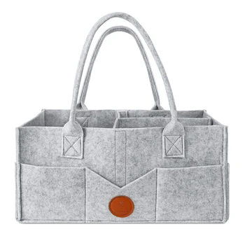 Felt Diaper Storage Bag 1