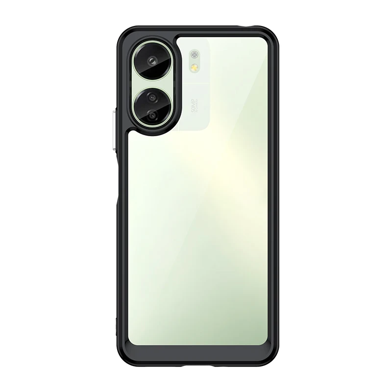 For Xiaomi POCO C65 Case Luxury Silicone Clear Bumper Shell For POCO C65  Case TPU Shockproof Case For Xiaomi POCO C65 Cover - AliExpress