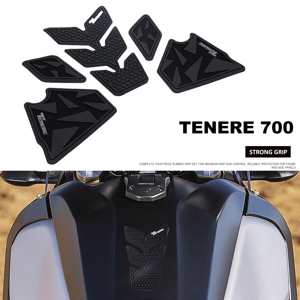 

Logo Protector Sticker Motorcycle Fuel Tank Pad Anti slip Stickers Knee Grip Side Decals For Yamaha Tenere700 Tenere 700 XT700Z