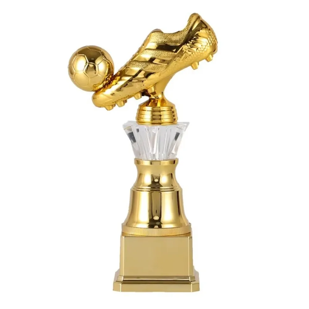 Youth Sports Golden Boot Award Trophy Plastics Football Match Football Shoe Award Handicraft Excellent Player Award