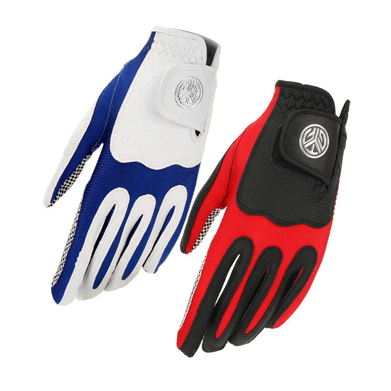 

1PCS Golf Gloves Men's Golf Gloves Microfiber Cloth Gloves Left Right Hand Silicone Non-slip Particles Comfortable Golf Gloves