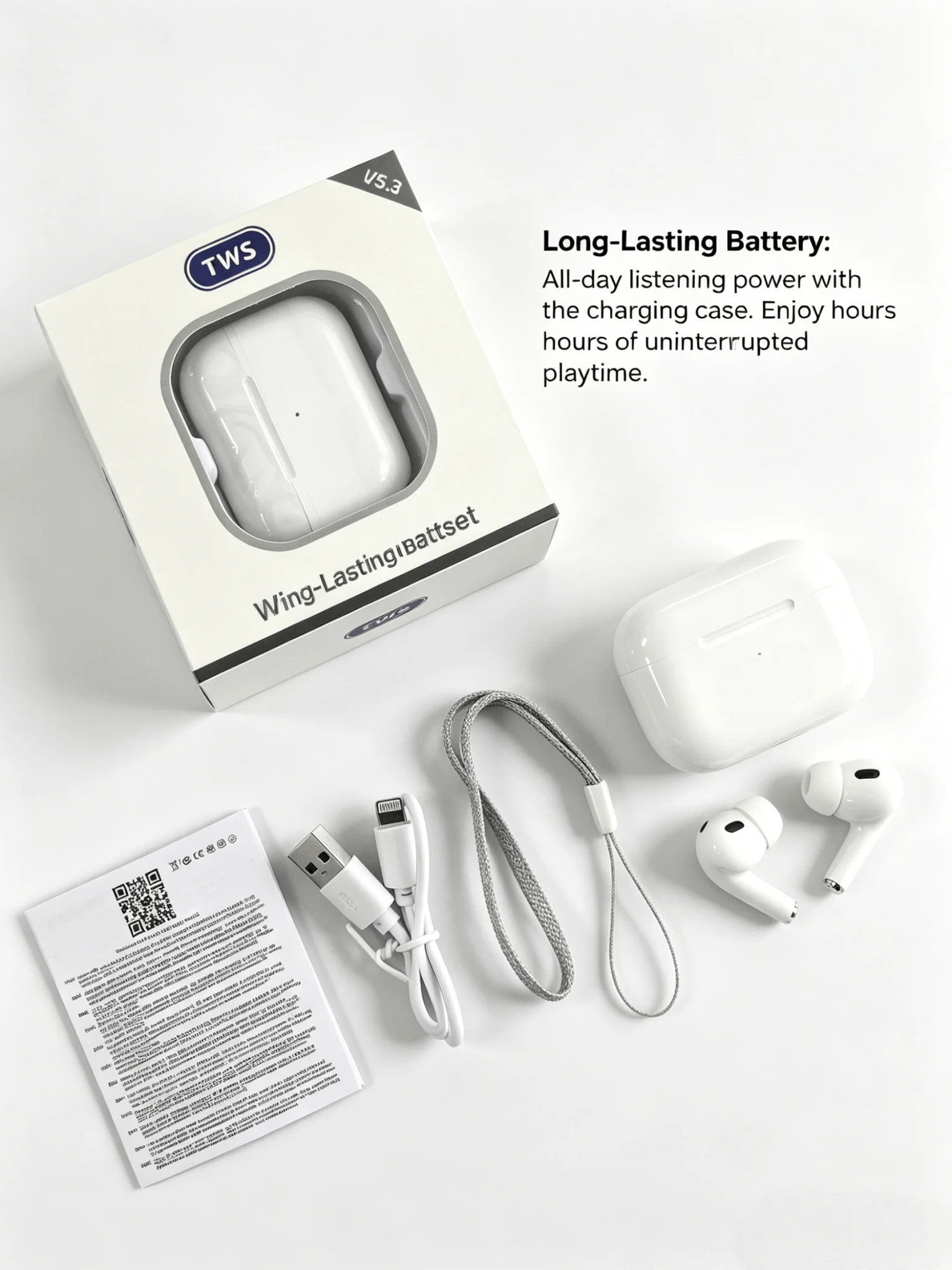 Wireless Headphone Bluetooth Earphone In Ear Tws GamingSports Headphones Air Smartphones