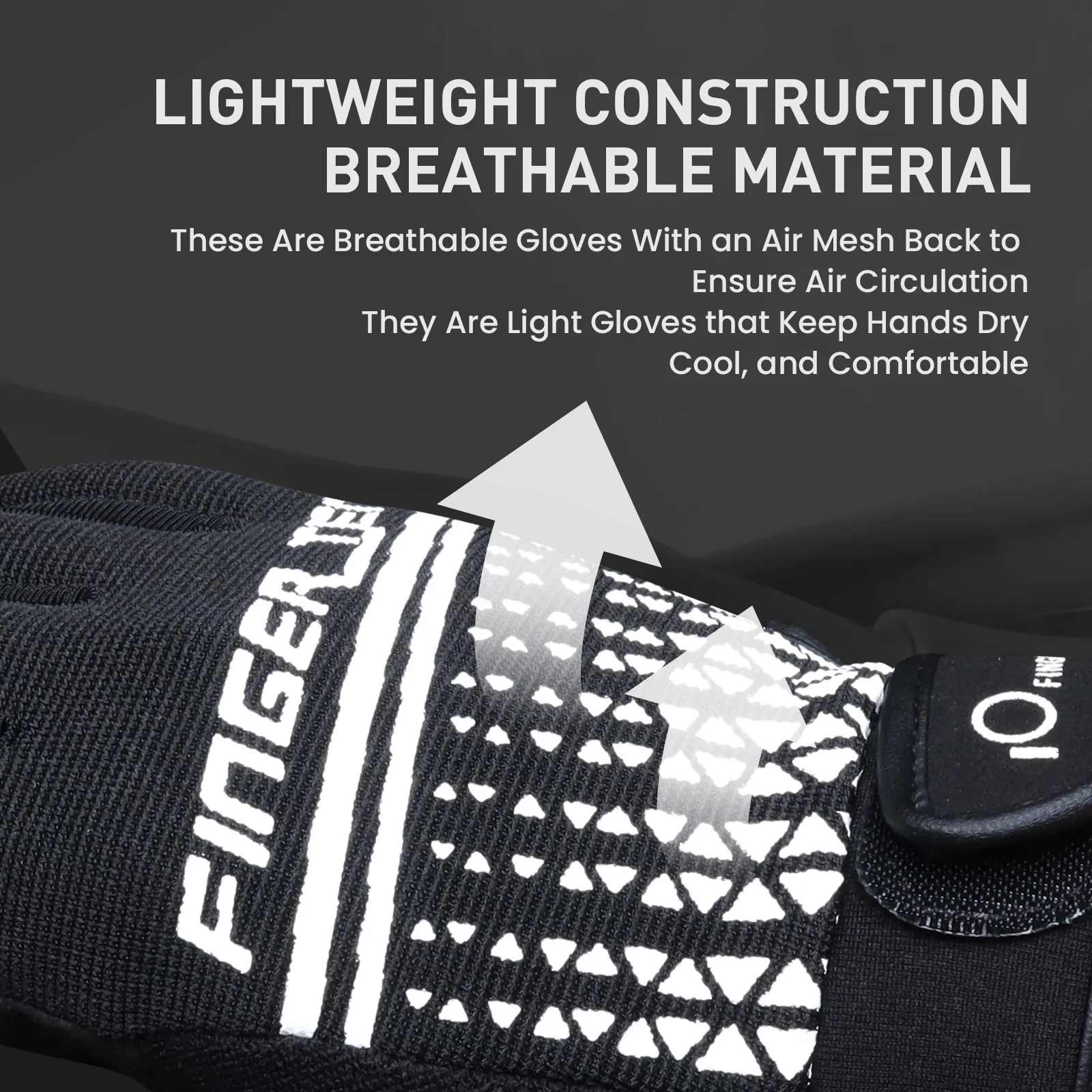 Full-Finger Workout Gloves for Men, Excellent Grip Padded Lightweight Gym Gloves Durable Training Gloves for Exercise Fitness 3