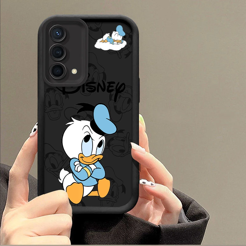 Donald Duck Daisy Per Reno X5 X3 10 8T 7Z 6 5 Pro Plus Pro 4G 5G Eye Ladder Custodia Per Telefono